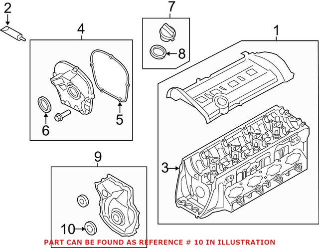 SENP CRANKSHAFT SEAL مانع تسريب - SENP (06L103085B)