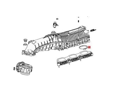 MAFLE INTAKE GASKET انتيك جاسكيت - MAFLE (2761410780)
