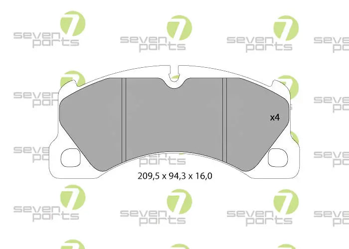 BRAKE PAD FR سفايف بريك – 7L0698151M