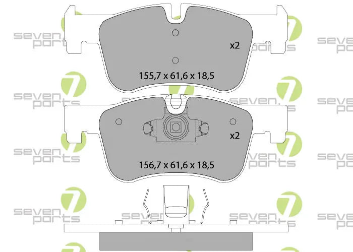 BRAKE PAD FR سفايف بريك – 34118855002