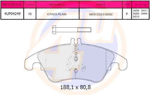 BRAKE PAD FR سفايف بريك – 0074207520