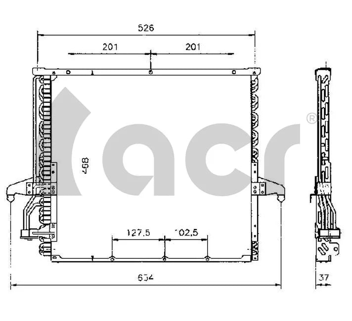 A/C CONDENSER كندنسر مكيف – 64531385165