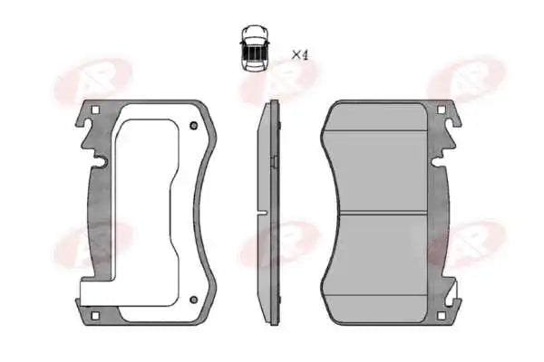 BRAKE PAD FR سفايف بريك – LR157389
