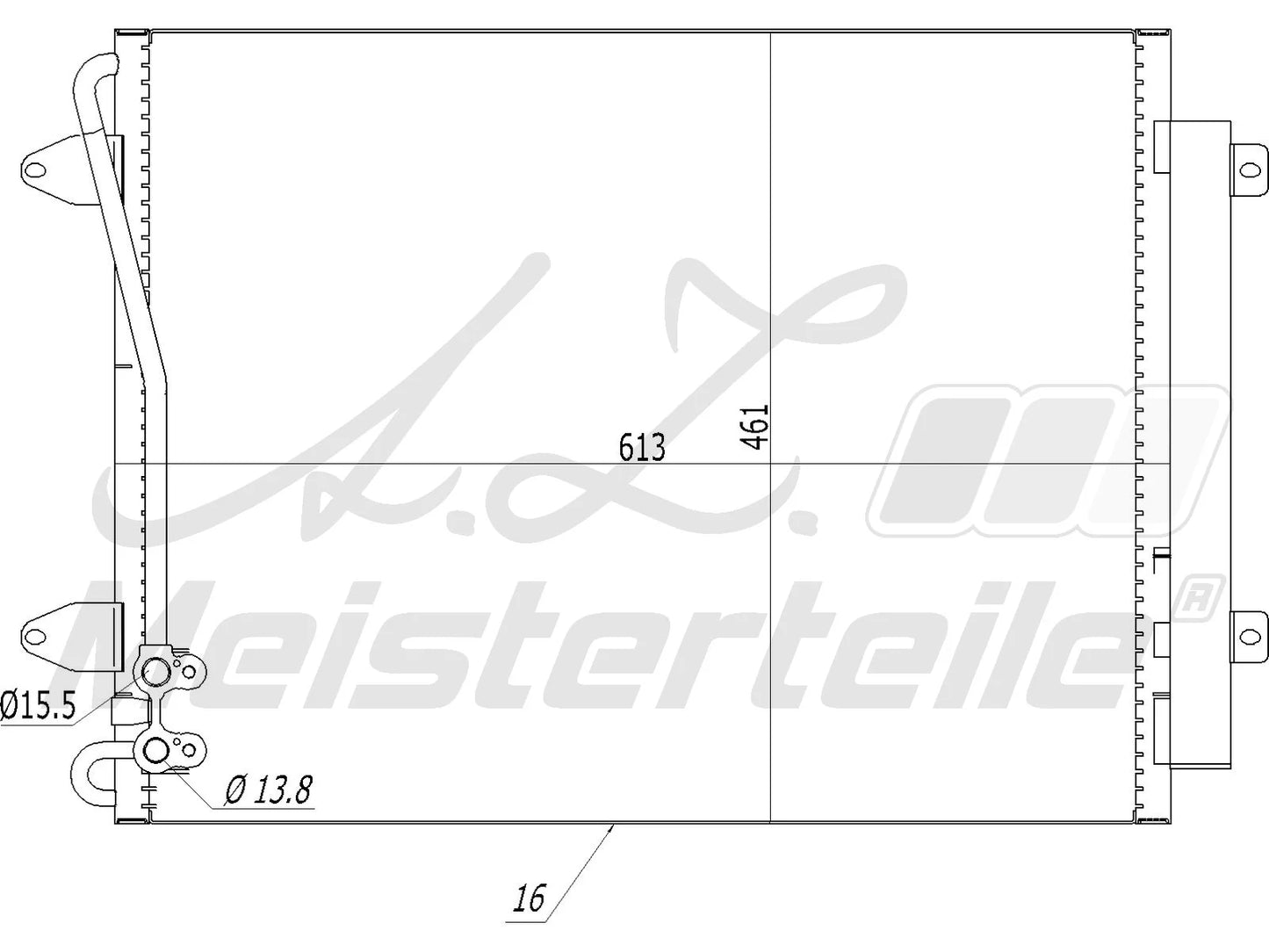 CONDENSER – 3C0820411B