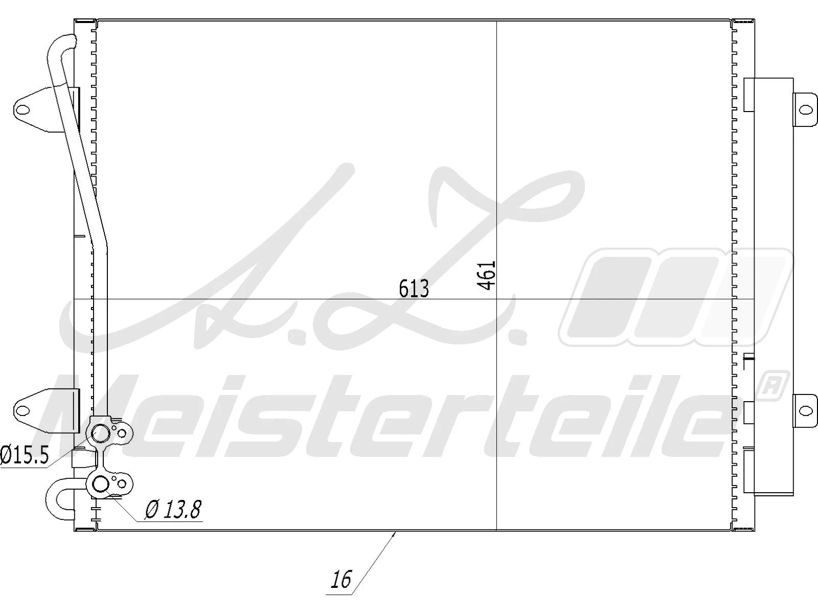 CONDENSER – 3C0820411B