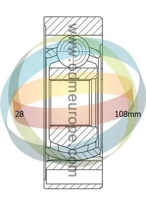AXLE JOINT INNER راسية اكسل – 1K0498103A