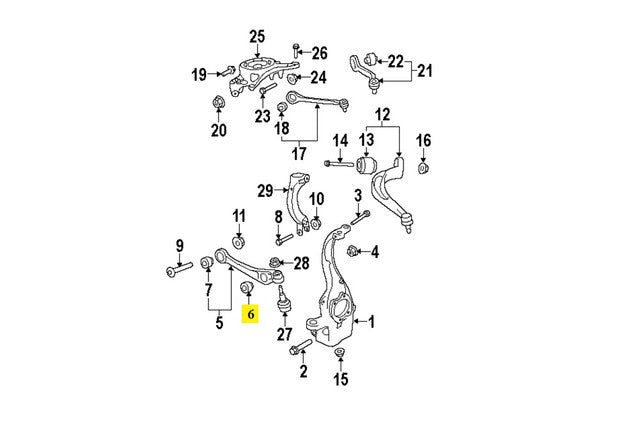 LTJ CONTROL ARM BUSH بوش شلال - LTJ (4E0407181B)