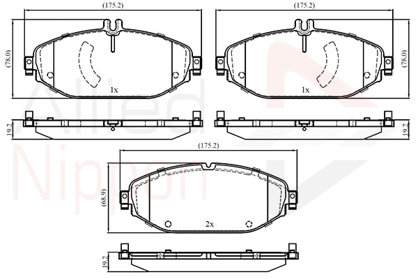 BRAKE PAD FR سفايف بريك – 0084203820