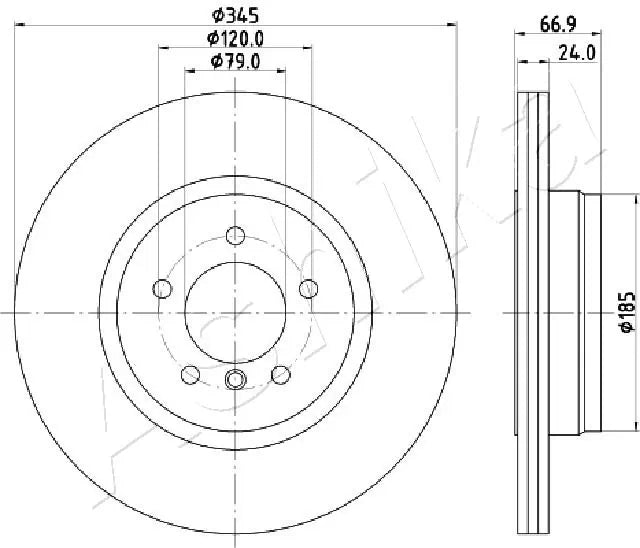 BRAKE DISC RR درمات بريك – 34211166129