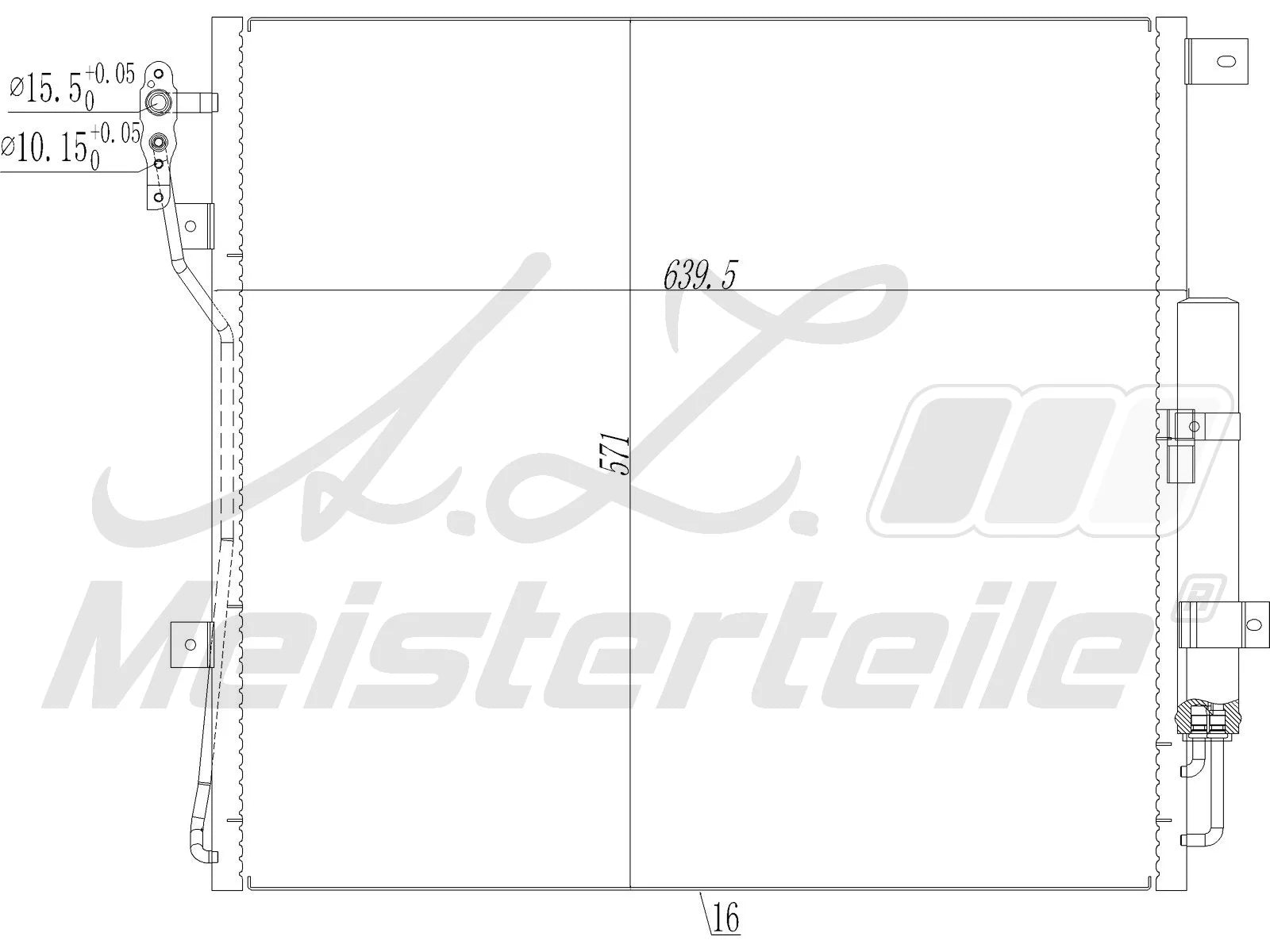 A/C CONDENSER كندنسر مكيف – LR021824