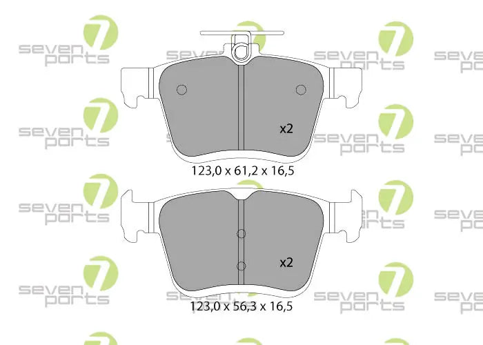 BRAKE PAD RR سفايف بريك – 5Q0698451P
