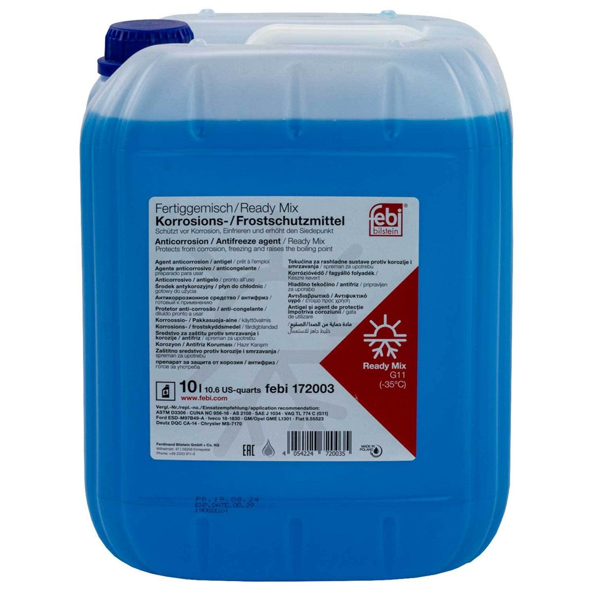 OEM AMG BLUE COOLANT G11 4L